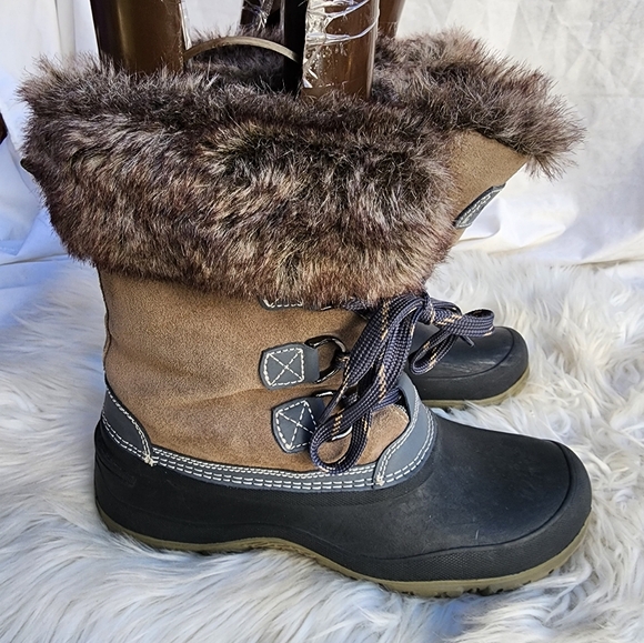 Khombu lined faux fur‎ snow boots 10 - Picture 2 of 14